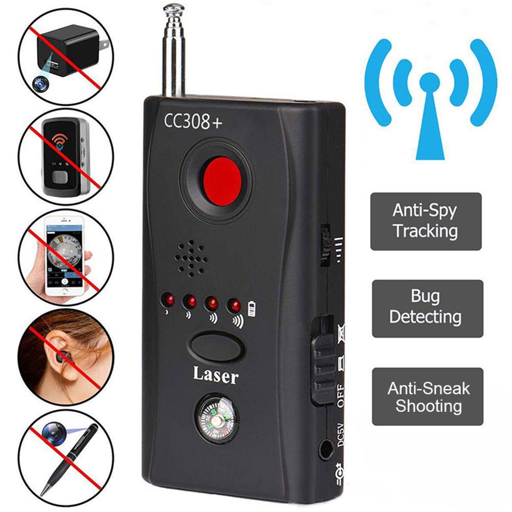 Anti skjult kamera linse fejldetektor gsm gps signal finder rf tracker multifunktion detekter trådløse produkter 1 mhz– 6500 mhz