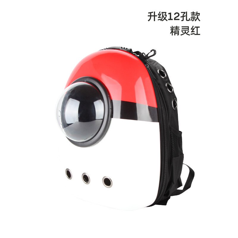 Cat Bag Pet Bag Cat Backpack Out Bag Transparent Space Capsule Suitcase Carrying Backpack Dog Bag Pet Backpack: Yellow
