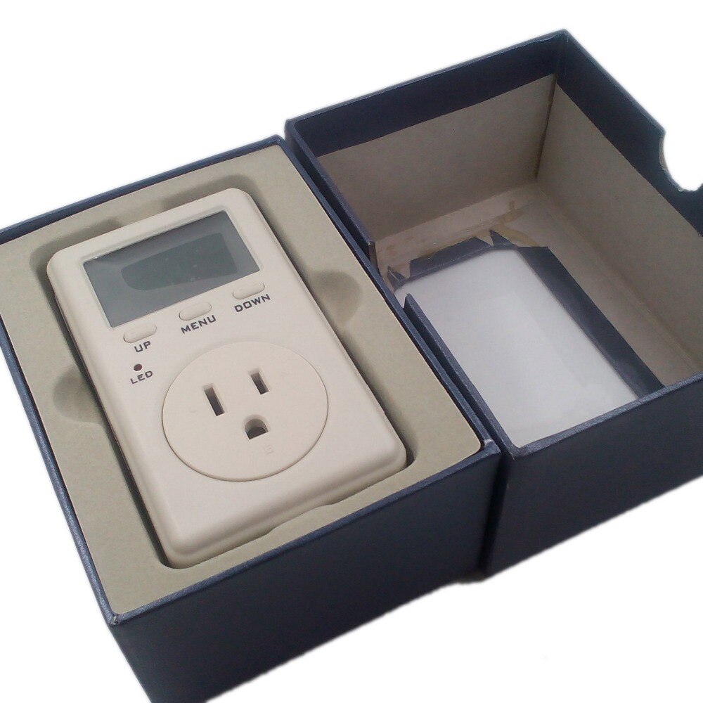 Digital Electricity Energy Meter Tester Monitor indicator Voltag Power Balance Energy saver Meter WF-D02A US plug 90~150V