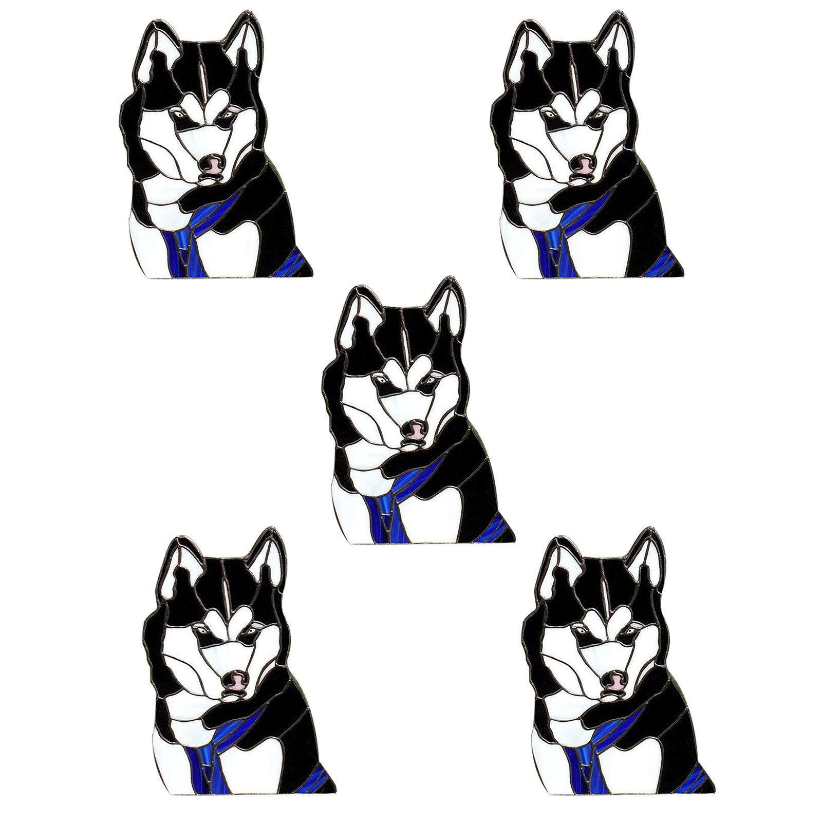 5pc Personality Interest Owl Stickers Decoration for Home Living Room Wall Window Stickers Home Decor