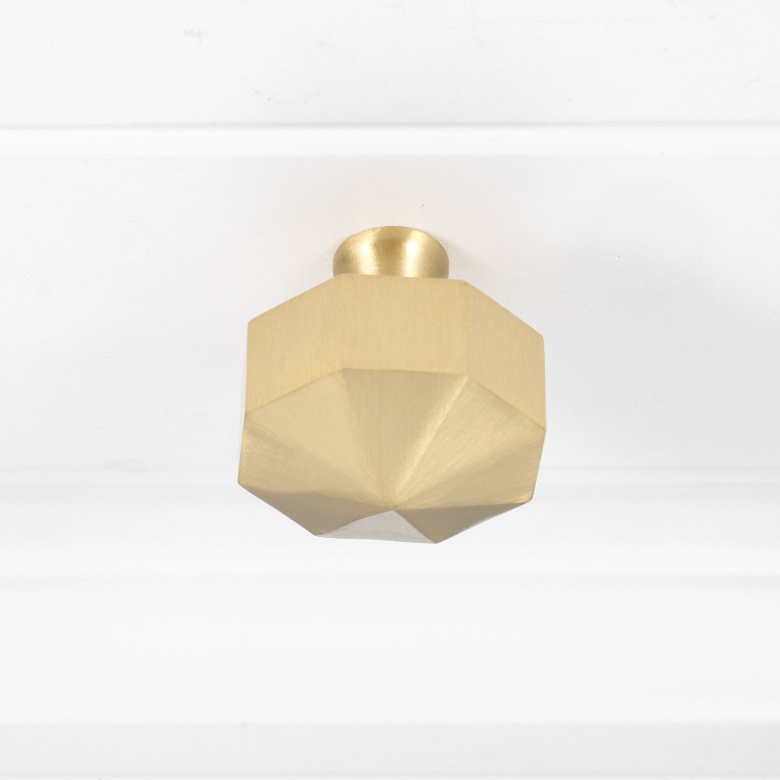 1Pc Paraplu-Vormige Messing Solid Knop Heavy Duty Handvat Gouden Pull 25/32Mm Grote/Kleine lade Keuken Kast Moderne Eenvoudige Decor