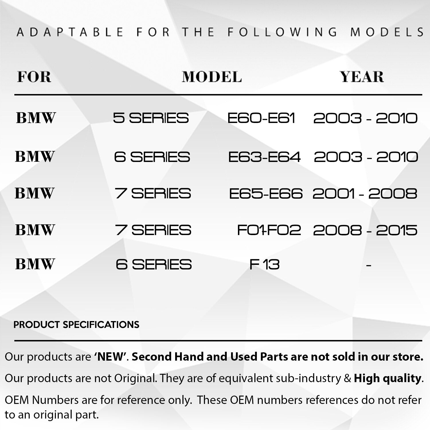 Kit de réparation d&#39;engrenage de moteur de serrure de porte, ensemble correct pour BMW 3 série E90 E91 E92 E93