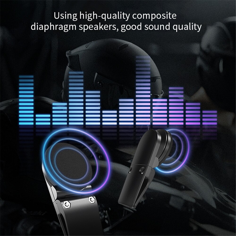 3.5Mm Plug Motorhelm Headset Stereo Helm Oortelefoon Dual Speakers Gevlochten Oordopjes Platte Hoofdband Koptelefoon