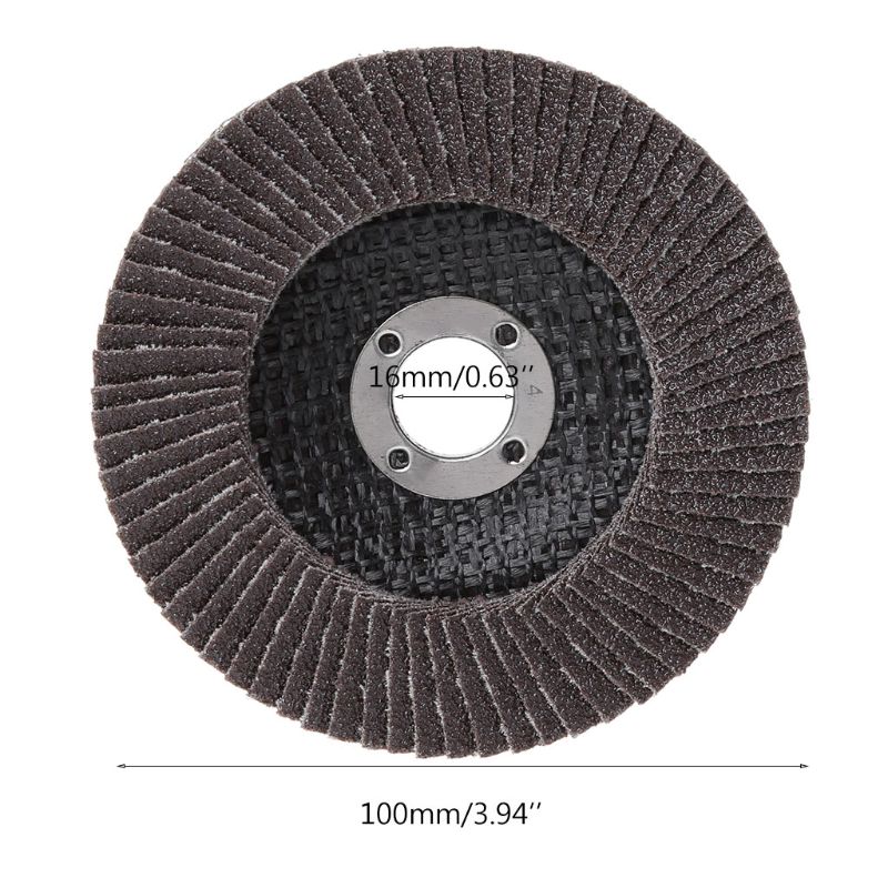 Grinding Wheels Flap Discs 100mm 4\" Angle Grinder Sanding Disc Metal Plastic Wood Abrasive Tool
