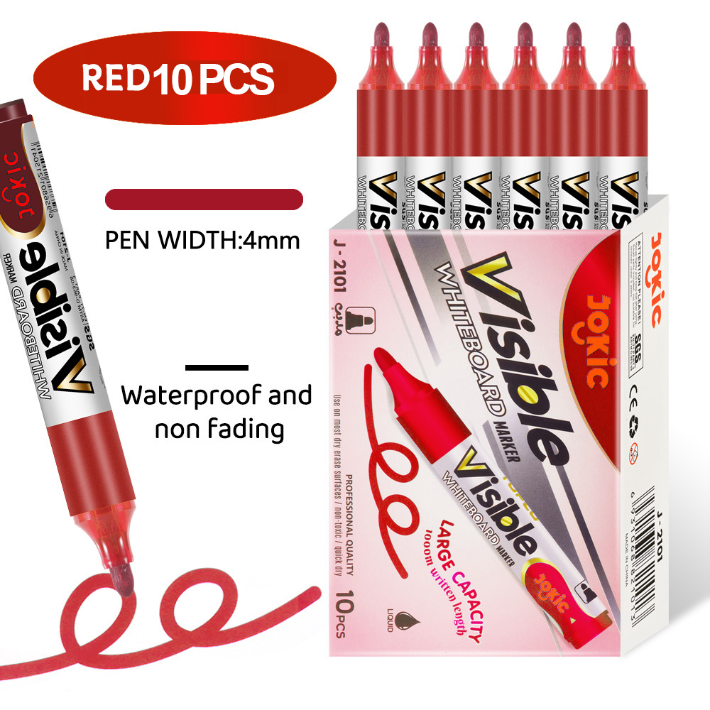 4 Stks/set Uitwisbare Magnetische Whiteboard Marker Pen Blackboard Marker Krijt Glas Keramiek Kantoor School Art Marker Briefpapier: green