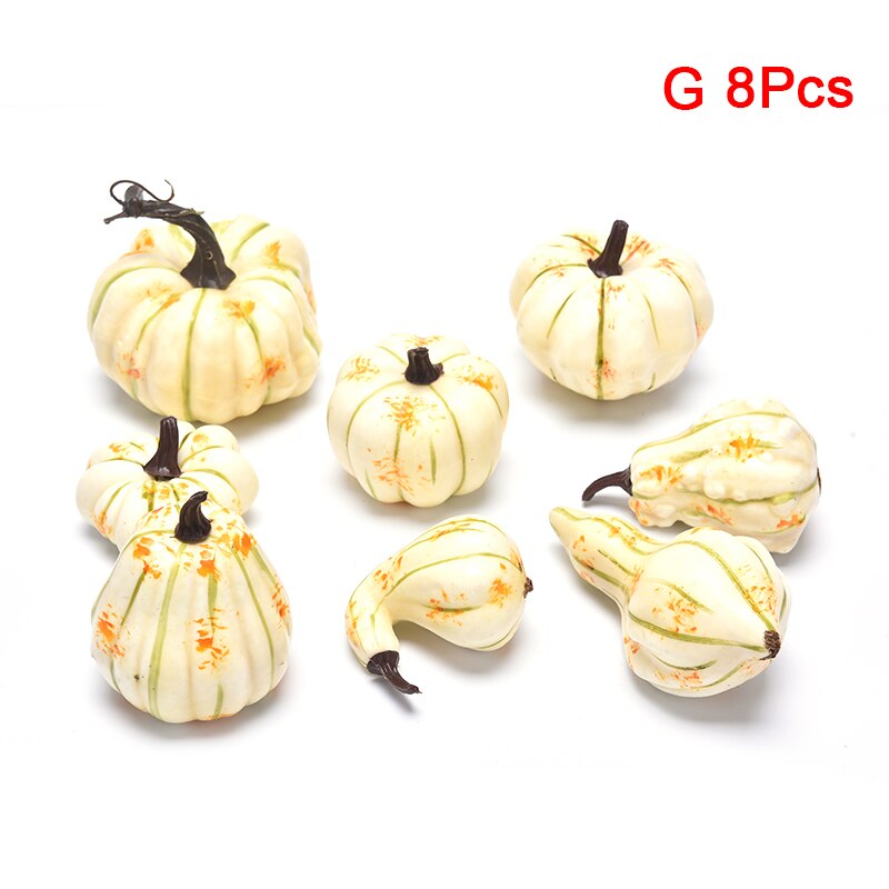 Halloween kunstige græskar ahorn fyr kegle taksigelse dag hjem fest dekoration diy håndværk hjem fødselsdagsfest bryllup dekoration: G