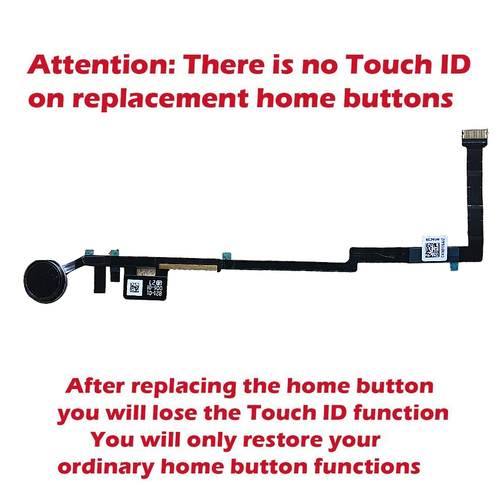 9.7 A1822 A1823 remplacement de l'écran tactile pour iPad 5 5th génération numériseur extérieur LCD panneau avant verre avec autocollant: black  home button