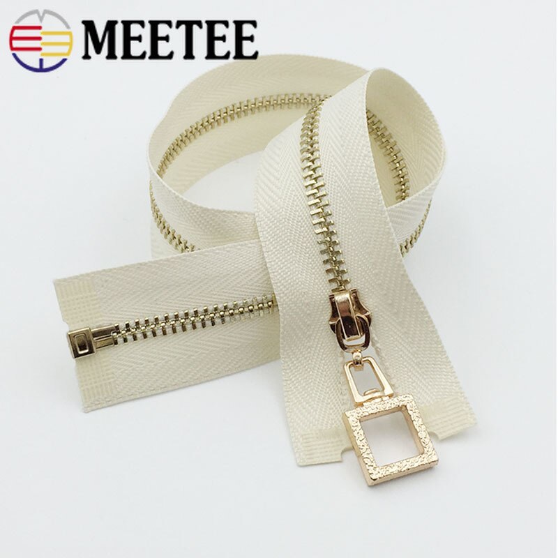 Meetee 60cm 3#  avointa metallivetoketjua tee itse auto lukko ympäristöystävällinen vetoketju kevätsyksyn vaatteiden ompelemiseen tee itse tarvikkeita