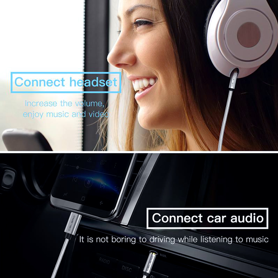 Usb type c  to 3.5mm aux lydadapterkabel til huawei  p30 one plus 7 pro samsung galaxy note 10 hovedtelefon tipo c usb adapter