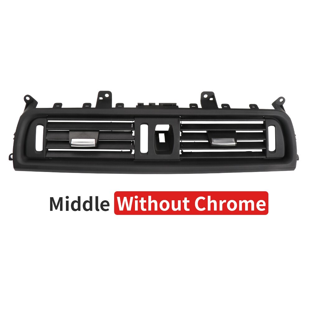 Auto Klimaanlage entlüften Zubehör für BMW F10 F11 F18 5 Serie 520i 525i 528i 530i Auto Vorderseite Konsole Zentrum kühlergrill: Mitte ohne Chrom