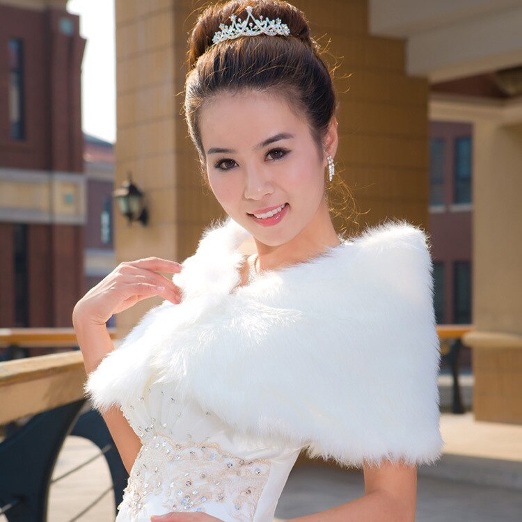 Naisten hääbolero-kääreet talvi turkishuivi morsiustakit asusteet