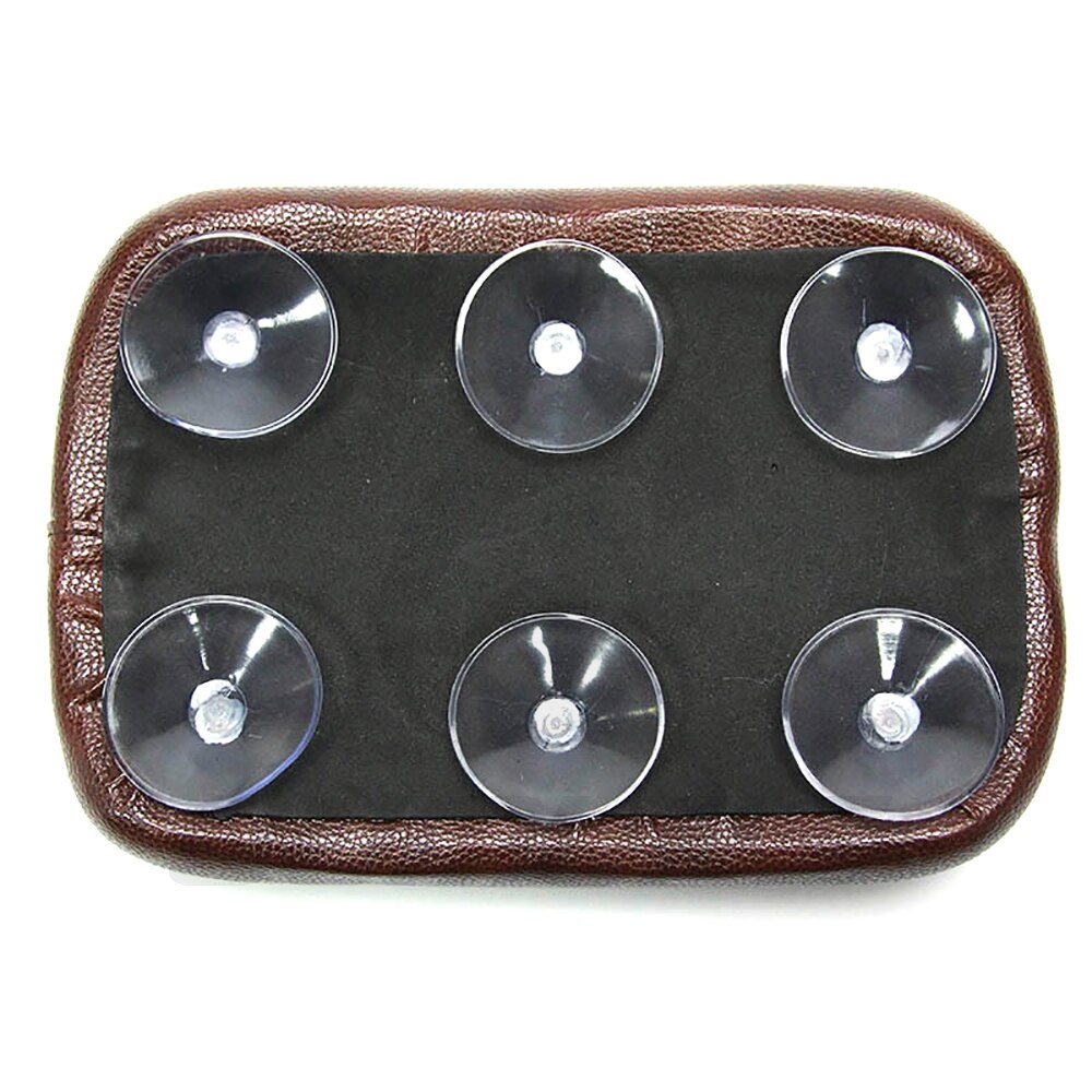 OUMURS Motorcycle Rear Passenger Cushion Pillion Seat Pad Suction Cups For Harley Dyna Sportster Softail Touring XL 883 1200