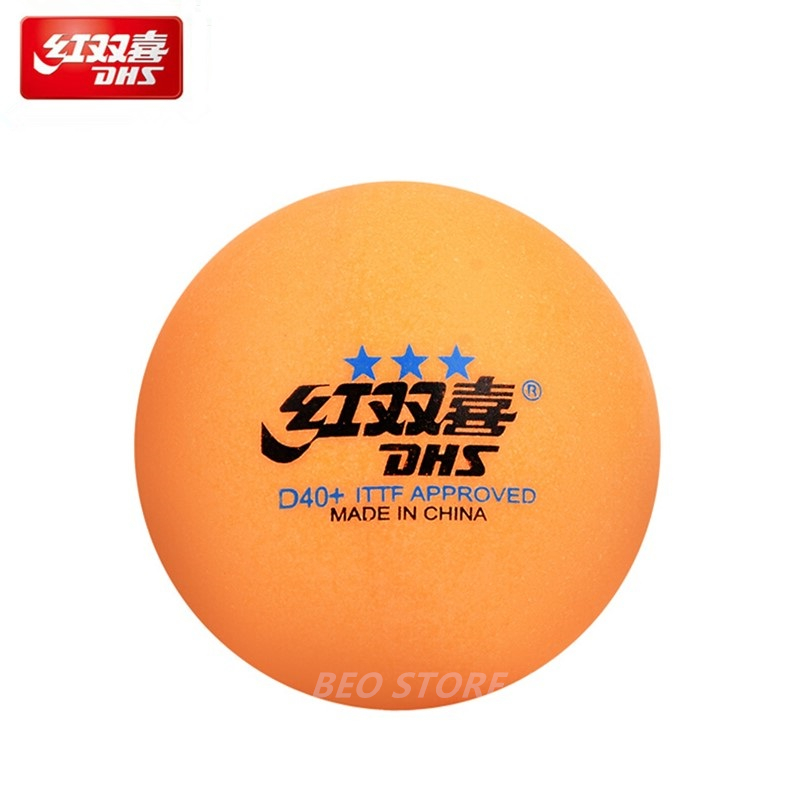 30/60 bolde dhs bordtennisbold original 3 stjerne  d40+  sømede orange abs plastik bordtennis bolde poly tenis de mesa