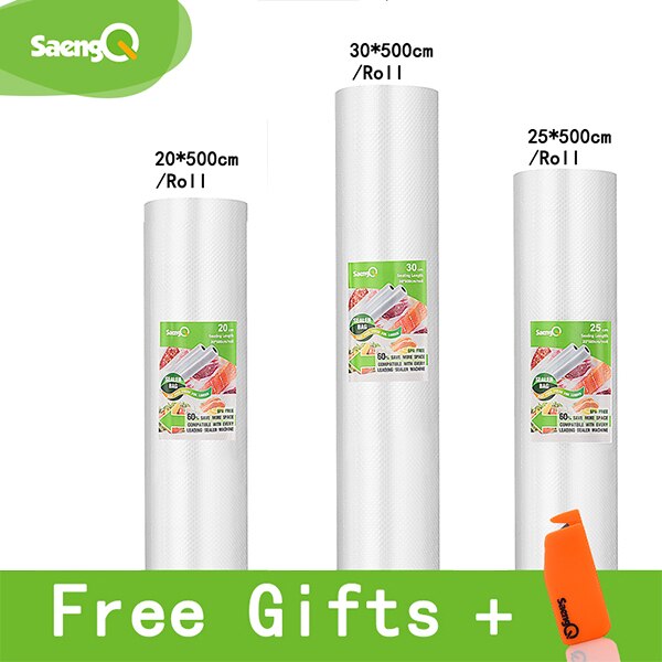 Electric Vacuum Sealer Packaging Machine For Home Kitchen Including 15pcs Food Saver Bags Commercial Vacuum Food Sealing Sealer: Only packaging bag / 110V