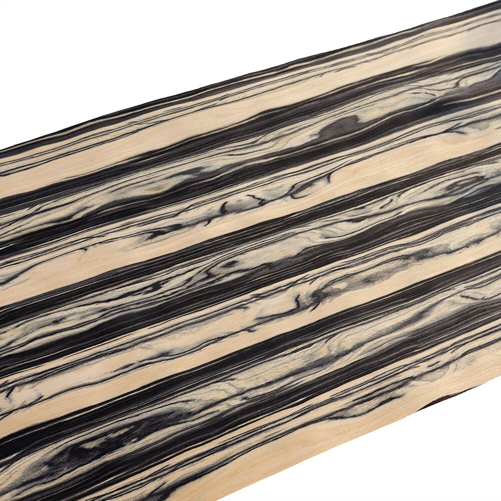 Technical Wood Veneer Landscape Black Ebony Engineering Veneer E.V. 62cm x 2.5m 0.25mm Q/C: 62cm x 2.5m 1pc