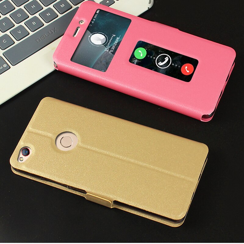 5.5 inch For ZTE Nubia Z11 NX531J case open the window Mobile phone battery back cover holster for For Nubia Z 11 filp phone bag