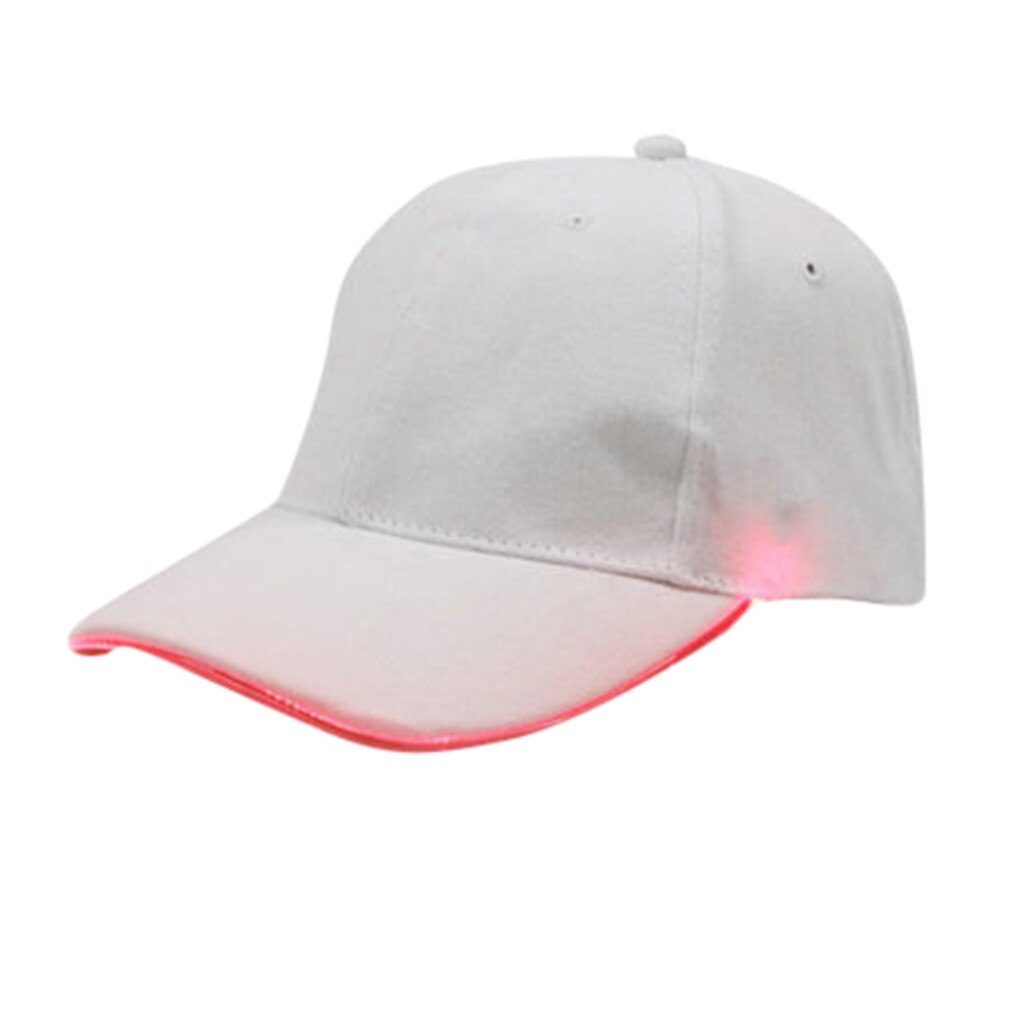 D Fashionable and stylish LED Lighted up Hat Glow Club Party Baseball Hip-Hop Adjustable Sports Cap