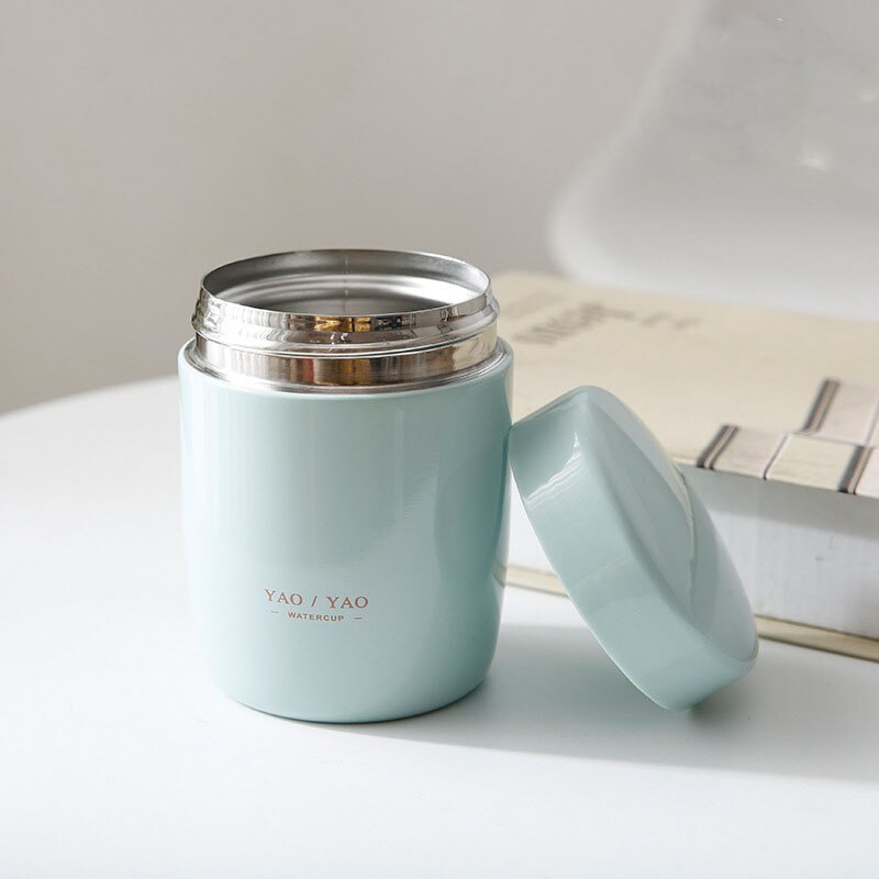 250ML Mini Food Thermos for Kids Thermos Lunch Box Portable Stainless Steel Food Soup Containers Vacuum Flasks Thermocup