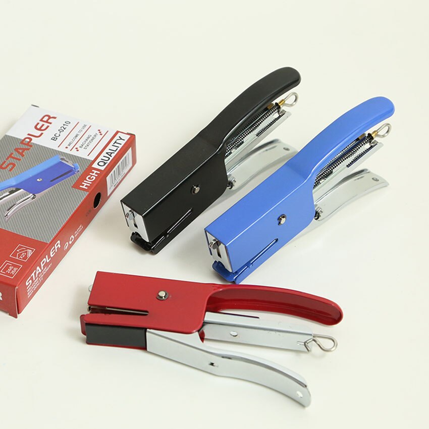 Office Hand-held Stapler Portable Binding 25 Sheets Paper Staplers, 24/6 26/6 Staples Labor-saving Stapler Stationery