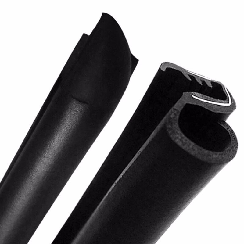 D/P/Z/B/Y Auto Styling Auto Rubber Afdichtingen Auto Deur Afdichting Tochtstrip Geluidsisolatie deur Afdichting Voorruit Rubber Afdichting Strip: 2X80cm B type