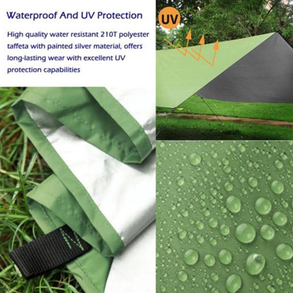 Sonnenschutz-markise für den außenbereich, zeltplane, uv-schutz, strandzelt, hängematte, regenschutz,  n9 l, 4