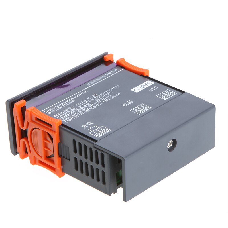 10A 220V Digital Temperature Controller Thermocouple -40℃ to 120℃ with Alarm Function