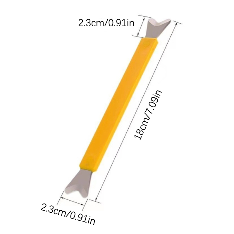 1pc 18cm fogverktyg volframstål för invändiga och utvändiga hörn skrapverktyg för kakelfogar för kök badrum kakel vägg: Vit