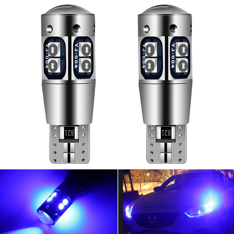 2 uds Canbus T10 W5W 5W5 WY5W LED 3030 10-SMD bombilla de luz de estacionamiento de posición lateral para VW T4 T5 Golf Tiguan Jetta City Touran Passat: changeable