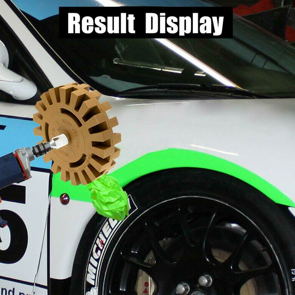 Mini Paint Removal Powerful Durable Universal Eraser Pneumatic Auto Clean Lightweight Round Repair Rubber Wheel Practical