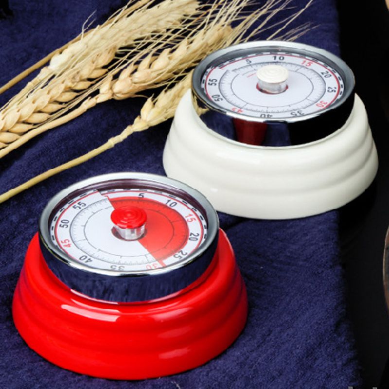 Kitchen Mechanical Timer 60min Loud Alarm Cooking Sleeping Meeting Sports l29k