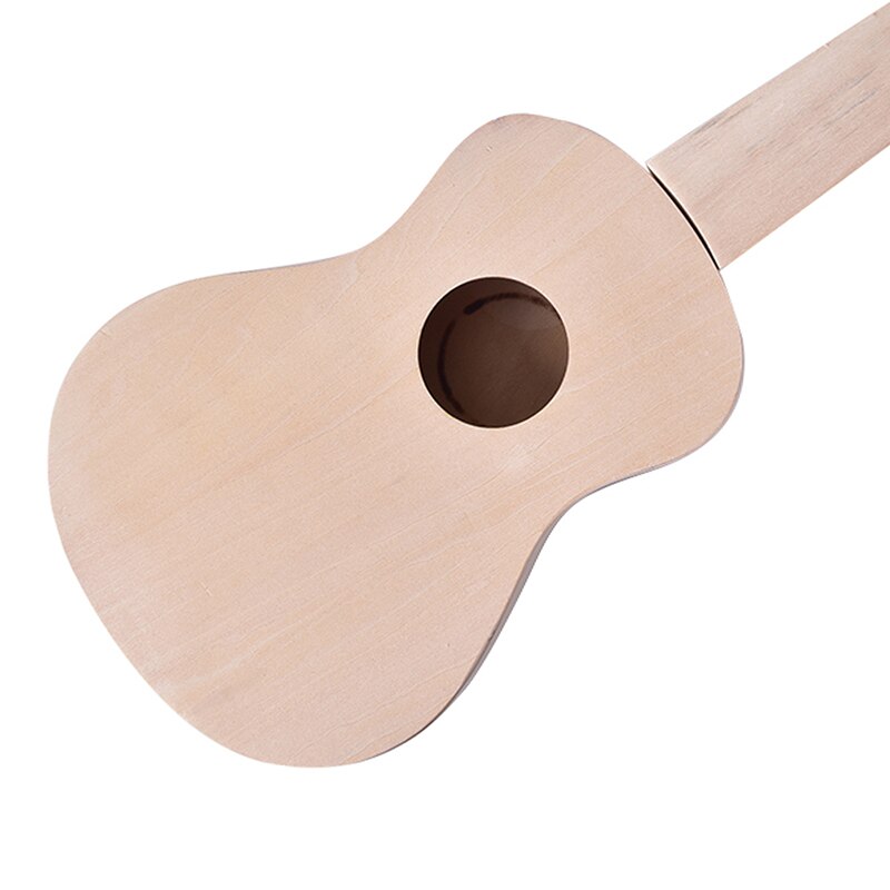 21 zoll Einfache und Spaß DIY Ukulele DIY Bausatz Werkzeug Hawaii Gitarre Handarbeit freundlicher Spielzeug Montage für Amateur