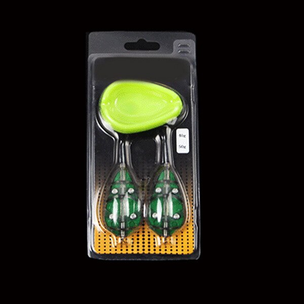 method feeder Fishing Feeder Quick Release Mould set Carp Terminal Tackle 4 Feeders and 2 Method Moulds 40g 50g 1 set: 40gx1 50gx1