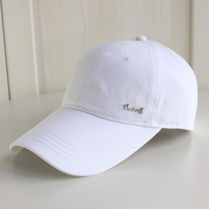 9cm long visor large head Man Big Size Causal Peaked Hats Cool Fishing Hat Man Plus Size Baseball Caps 55-60cm 60-66cm: White / 56-60cm