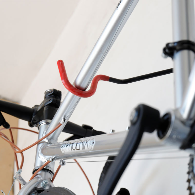 Deemount Bicycle Wall Mount Road MTB Mountain Storage Rack 15/25KGS Capacity Foldable Cycle Hanger W/ Stainless Expansion Bolts