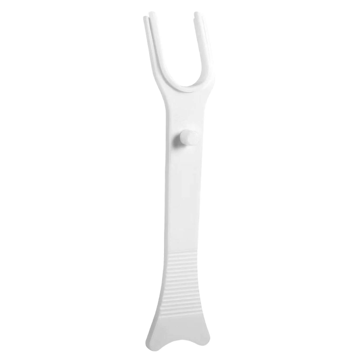 1Pc Dental Floss Holder Aid Oral Hygiene Tooth Pick Holder Reusable for Interdental Teeth Cleaner Breath Fresh Oral Care Tools: WHITE