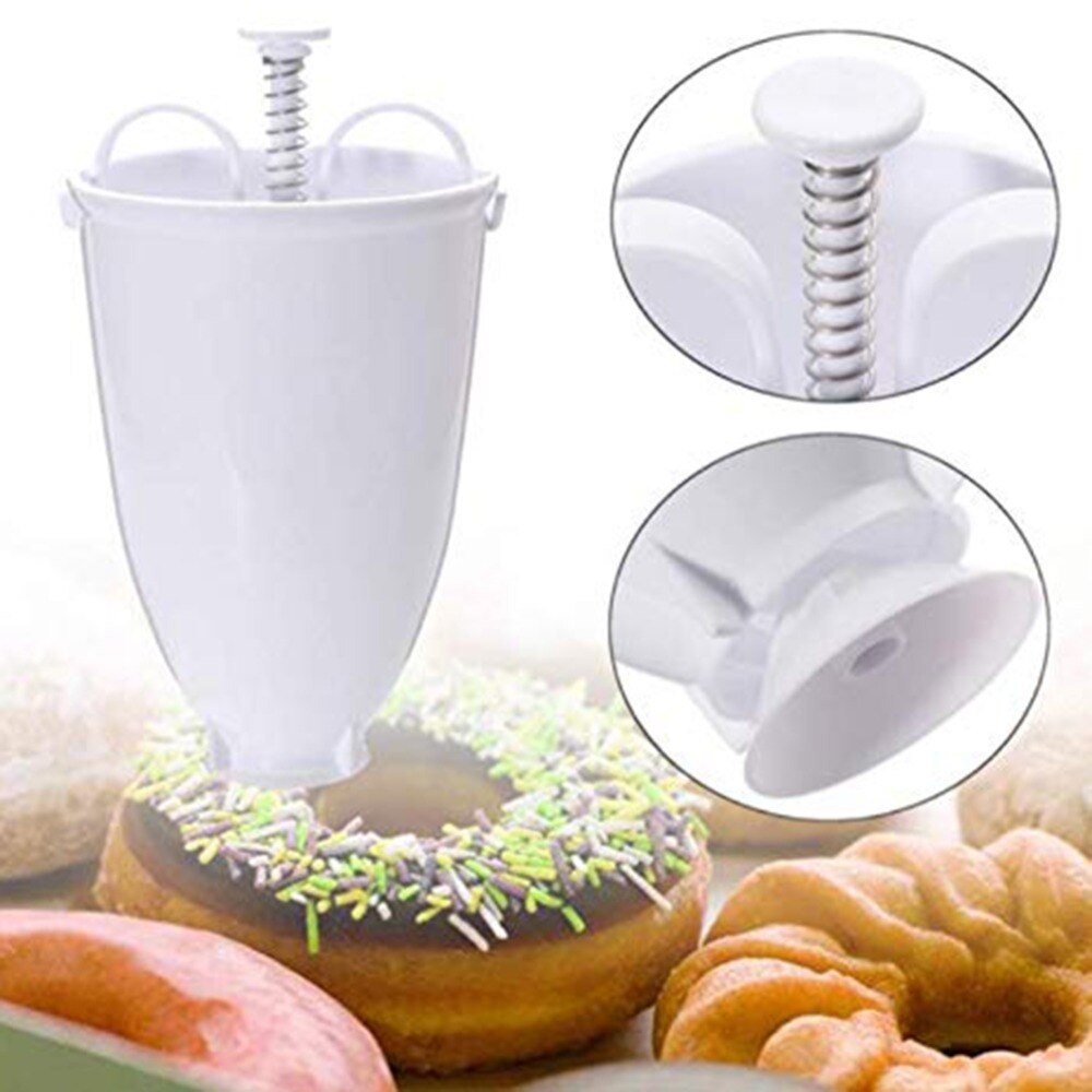 Popular DIY Weight Donut Maker Plastic Light Donut Making Artifact Fast Easy Donut Mould Waffle Doughnut Machine