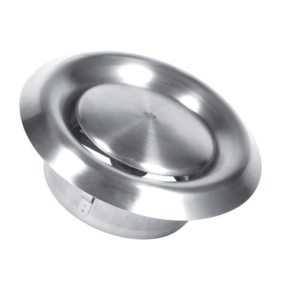 Adjustable Ceiling Home Stainless Steel Air Vent Round Ventilation Duct Cover Stainless Steel Exterior Wall Air Vent Grille