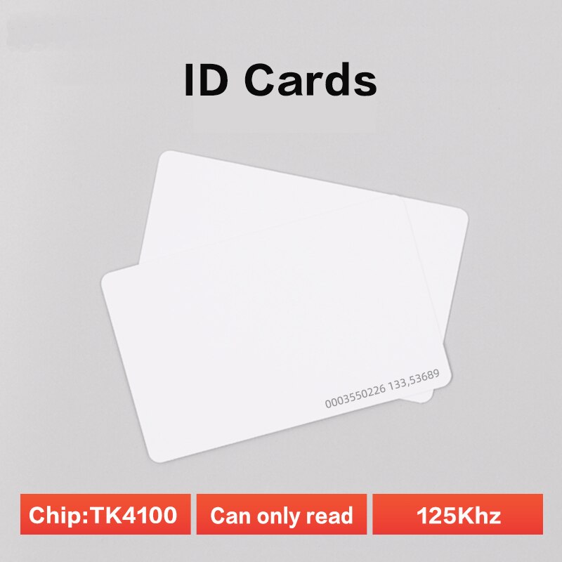 125Khz ID Cards with TK4100 chip ID Tags RFID PVC IC/ID/CPU Card Electronic Smart Card 20PCS Electronic Label: ID Card 125Khz