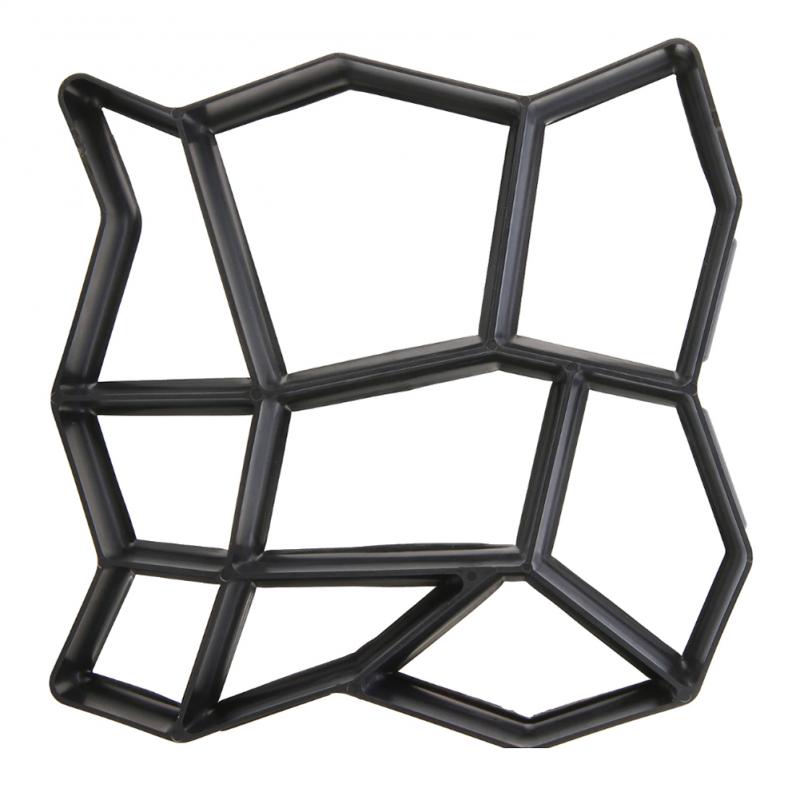 DIY Plastic Path Maker Mold Paving Cement Brick Molds Cement Brick Stone Road Concrete Molds Path Maker Walk Paving Paver