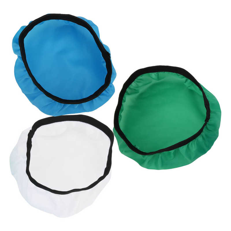3 uds. Difusor de luz paño Flash calcetín suave fotografía suministros para 7 en estudio estroboscópico Reflector