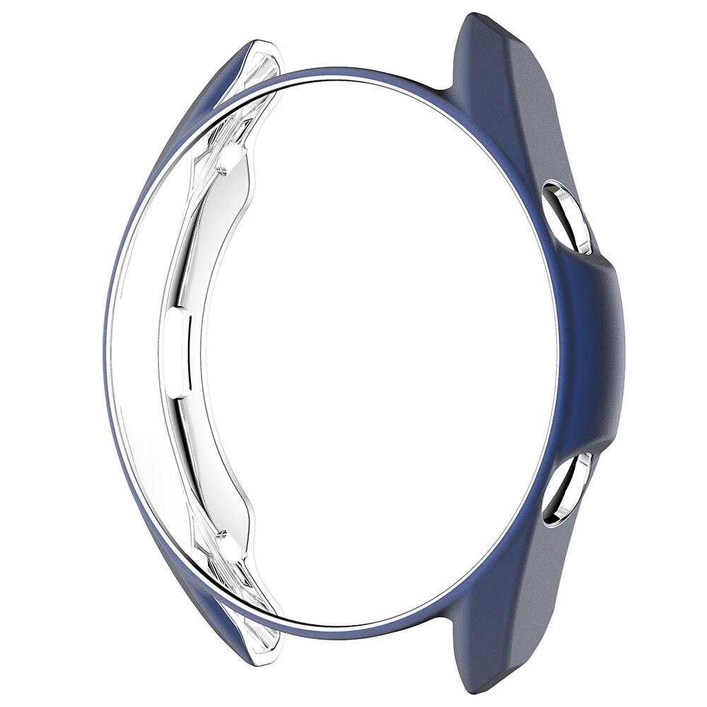 Coque de protection TPU souple et mate pour Samsung Galaxy Watch 3, 45mm, 41mm, cadre léger et fin, antichoc givré: Navy blue / For Galaxy Watch3 45