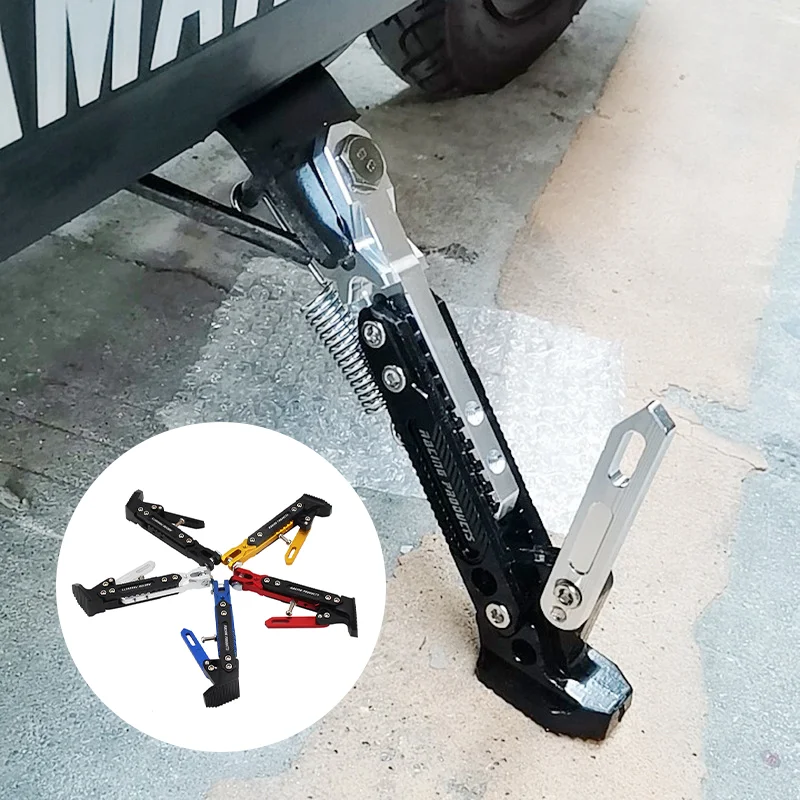 Motorrad Kicks tand Kick Fahrrad verstellbar Metall Fuß Seitenst änder Unterstützung Parkplatz Motorrad Zubehör