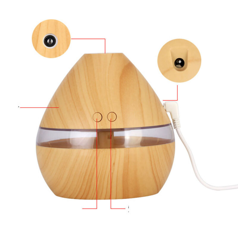 Aroma Aromatherapie Diffuser Led Etherische Olie Ultrasone Luchtbevochtiger Luchtreiniger