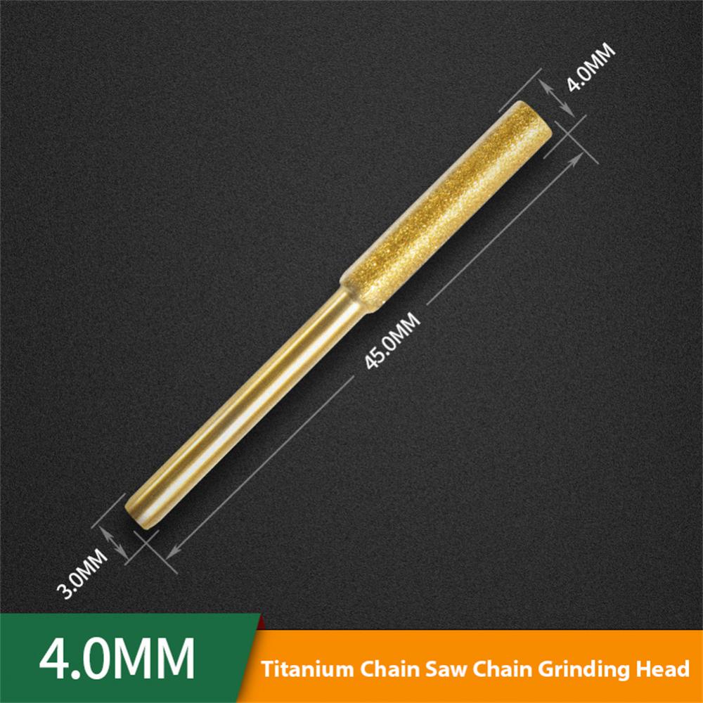 3 Stuks Goud Diamant Gecoate Cilindrische Braam 4-5.5Mm Kettingzaag Slijper Stenen Vijl Kettingzaag Slijpgereedschap Slijpen