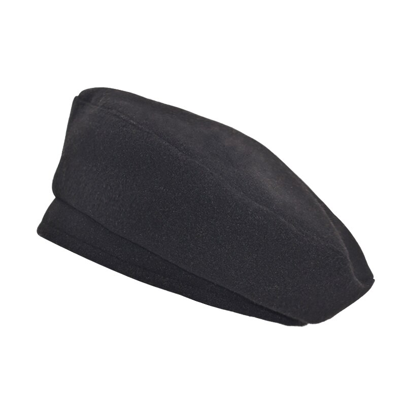 Boina plana Vintage para mujer, gorro de lana de colores, estilo pintor inglés,