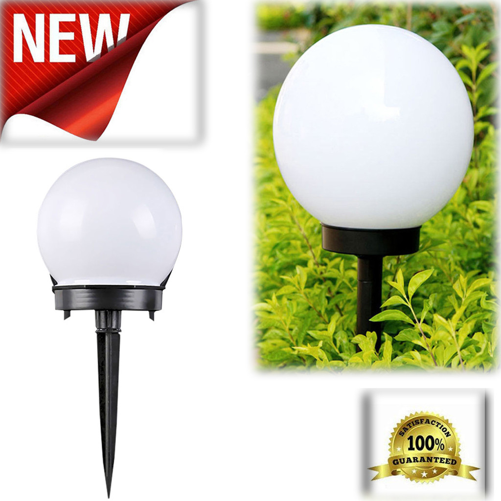 Led Solar Power Outdoor Garden Path Yard Ball Light Lamp Lawn Road Patio Waterproof Solar Powered Sunlight For Garden Decoration