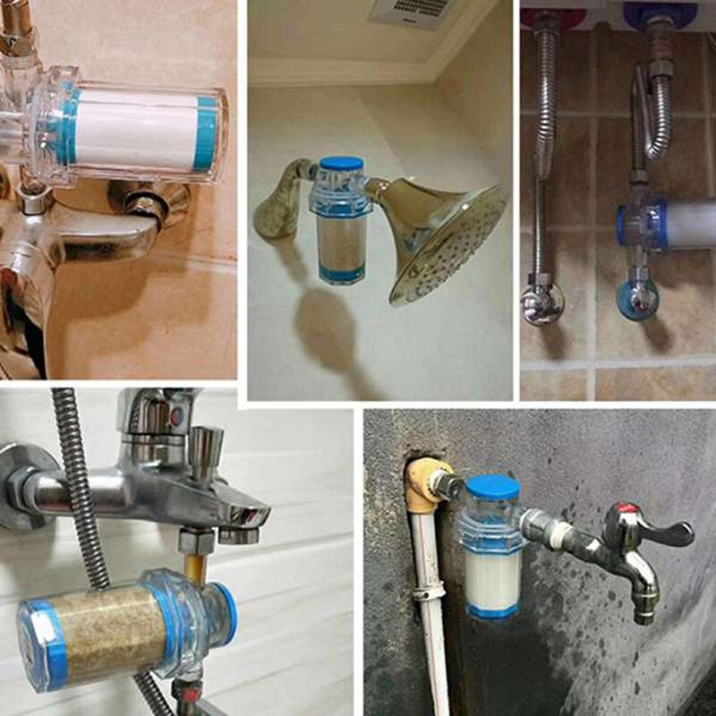 Praktische boetiek huishoudelijke onzuiverheden roest sediment wasmachine boiler douche douche waterfilter waterzuiveraar fi