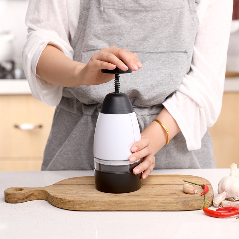 Manual Garlic Onion Chopper Slap Chop Vegetable Chopper Fruit Cutter Tomato Shredder Fruit Vegetables Slicer Kitchen Gadgets