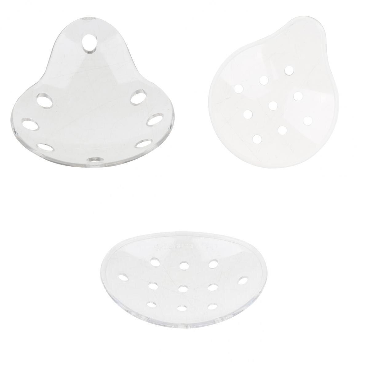3 Pcs Plastic Ventilated Eye Care Eye with Holes No Cloth Cover
