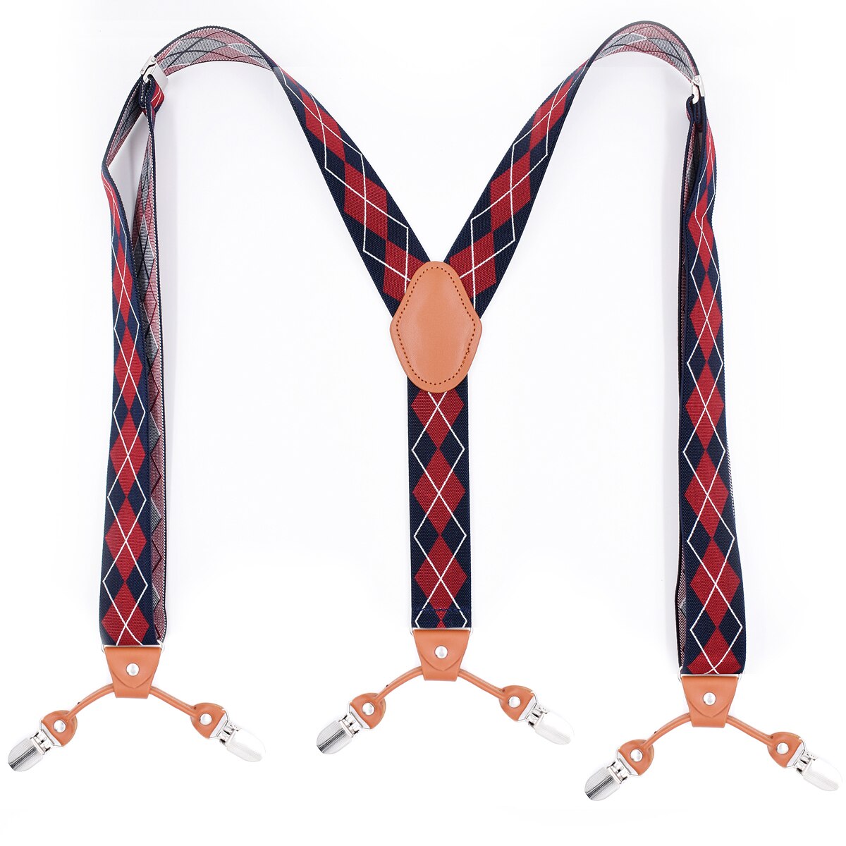 Heavy Duty Big Tall Suspenders for Men Wedding Y-back 3.5cm Wide Adjustable Elastic Trouser Pants Braces Suspensorio Masculino: Style M
